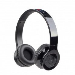Gembird BHP-BER-BK  -Berlin- - Black, Bluetooth Stereo Headphones with built-in Microphone, Bluetooth v.3.0 + EDR, up to 250 hours of standby & 10 hours of listening time, distance: up to 10 m, Rechargeable 320mAh Li-ion battery, multifunction button